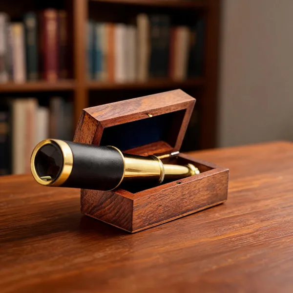 Brass_Telescope_With_Rosewood_Box