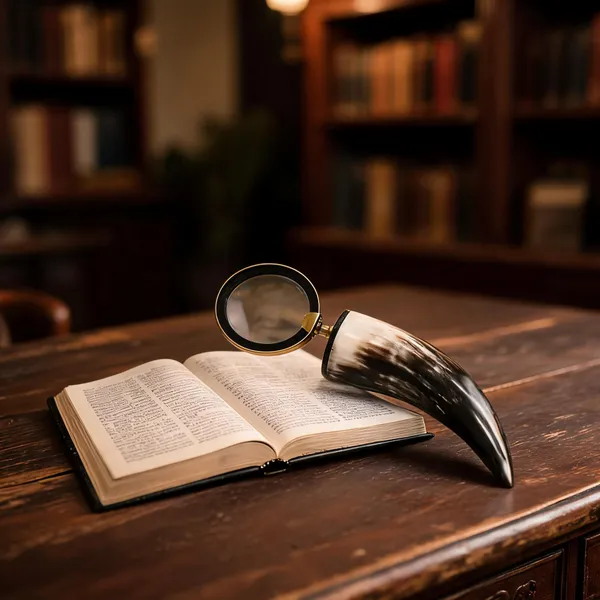 Buffalo_Horn_Handle_Magnifying_Glass_With_Brass_Rim