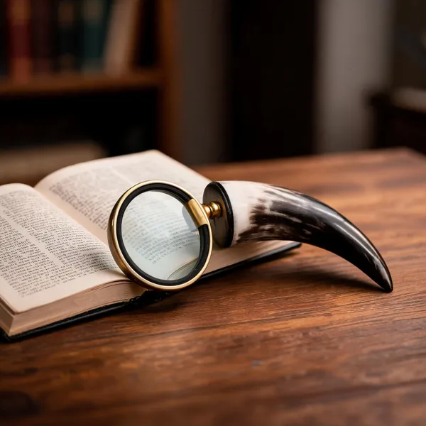 Buffalo_Horn_Handle_Magnifying_Glass_With_Brass_Rim