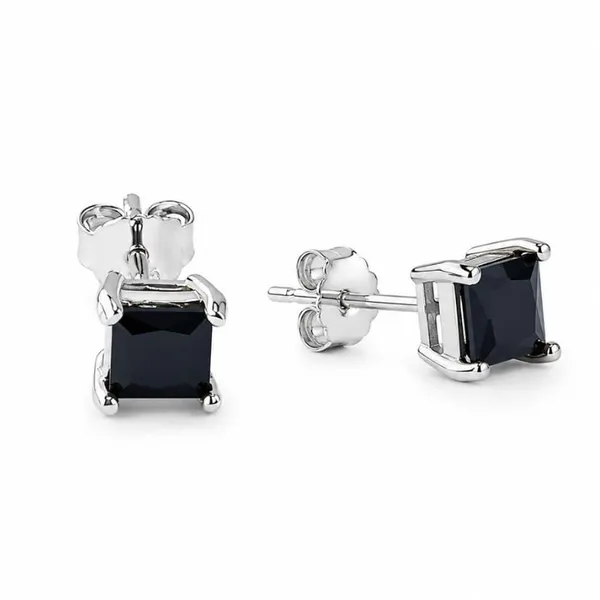 Black_Agate_Stud_Earrings_For_Men_&_Women_|_Square_Cut_Black_Stone_Ear_Studs_|_Real_Silver