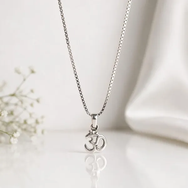 925_Silver_Kids_Chain_For_Boys_&_Girls_|_Real_Silver_Pendant_Necklace_|_Spiritual_Religious_Jewellery
