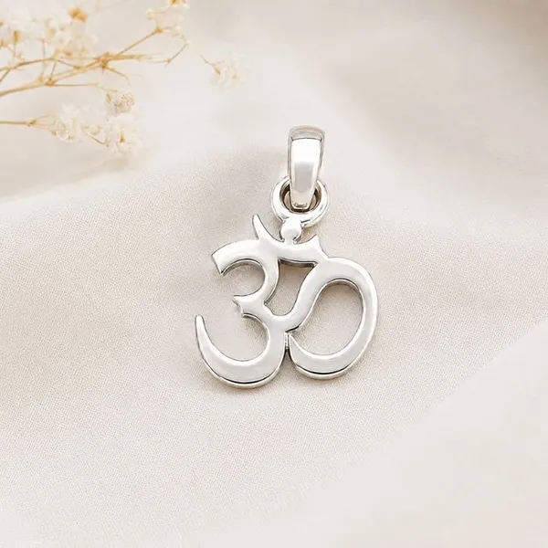 925_Sterling_Silver_Om_Pendant_For_Kids_|_Real_Silver_Om_Charm_Pendant_For_Baby_Boys_&_Girls