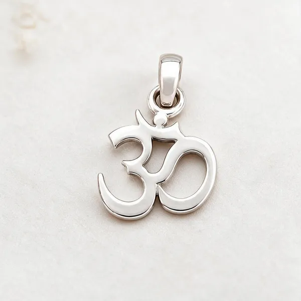925_Sterling_Silver_Om_Pendant_For_Kids_|_Real_Silver_Om_Charm_Pendant_For_Baby_Boys_&_Girls