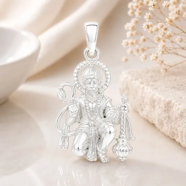 Srkj_Hanuman_Ji_Gada_Pendant_925_Sterling_Silver_Spiritual_Jewelry