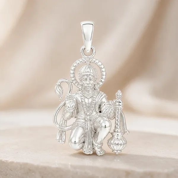 Srkj_Hanuman_Ji_Gada_Pendant_925_Sterling_Silver_Spiritual_Jewelry