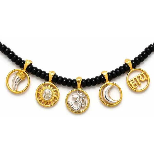 925_Sterling_Silver_Baby_Katla_With_Gold_Plated_Chand_Suraj_Om_&_Nazar_Charms