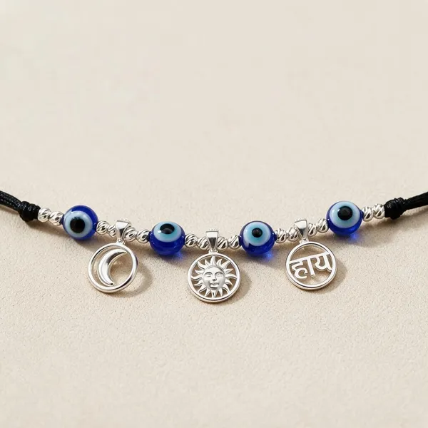 925_Sterling_Silver_Baby_Katla_Necklace_With_Chand_Suraj_&_Evil_Eye_Beads