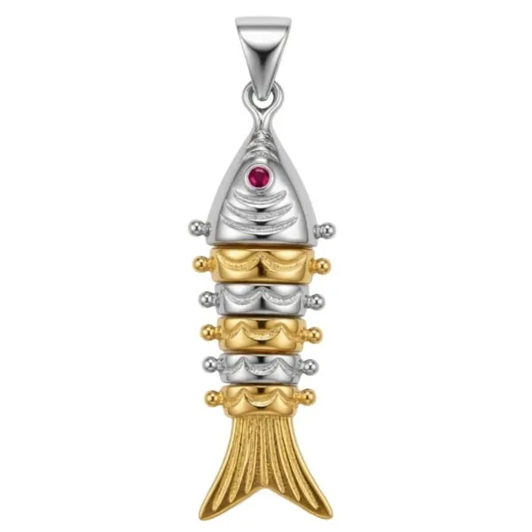 Fish_Pendant_With_Gold_Polish_|_Dual_Tone_Spiritual_Designer_Pendant_For_Women_&_Men