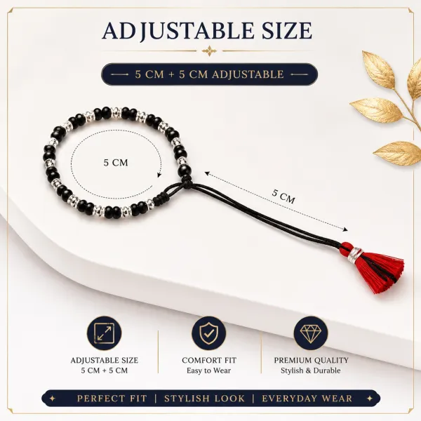 925_Sterling_Silver_Baby_Nazariya_Bracelet_Pair_with_Black_Beads_&_Red_Tassels_|_Adjustable_Black_Thread_Nazariya_for_Newborns_&_Infants