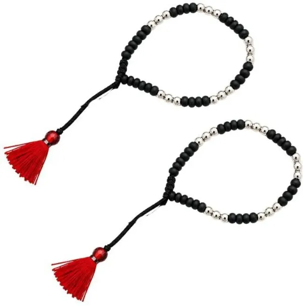 Silver_Beaded_Black_Thread_Child_Nazariya