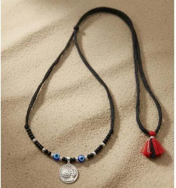 SRKJ_925_Sterling_Silver_Black_Thread_Evil_Eye_Necklace_with_Sun_Pendant