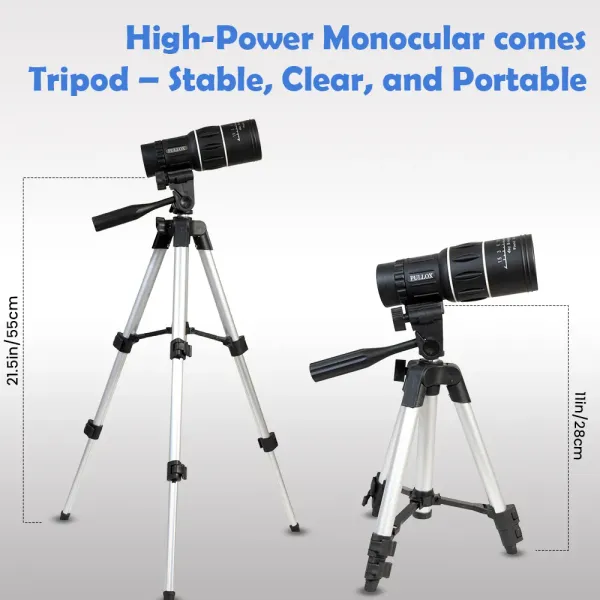 Pullox_16X52_Hd_Dual_Focus_Monocular_With_Tripod_Black
