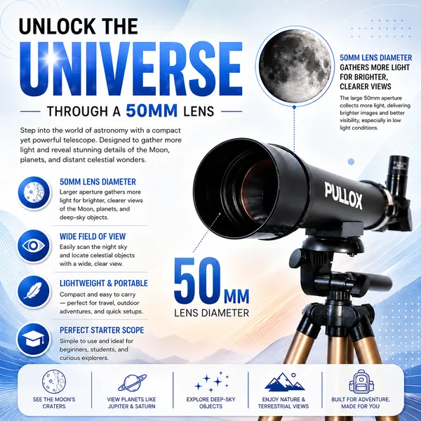 Pullox_52Az_Moon_Hunter_50Mm_Refractor_Astronomical_Telescope