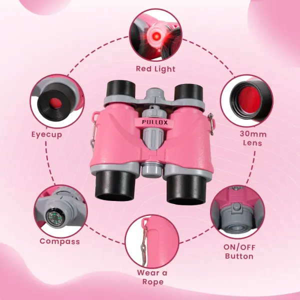 Pullox_Explorer_Pro_7X30_Kids_Binocular_With_Compass_Pink