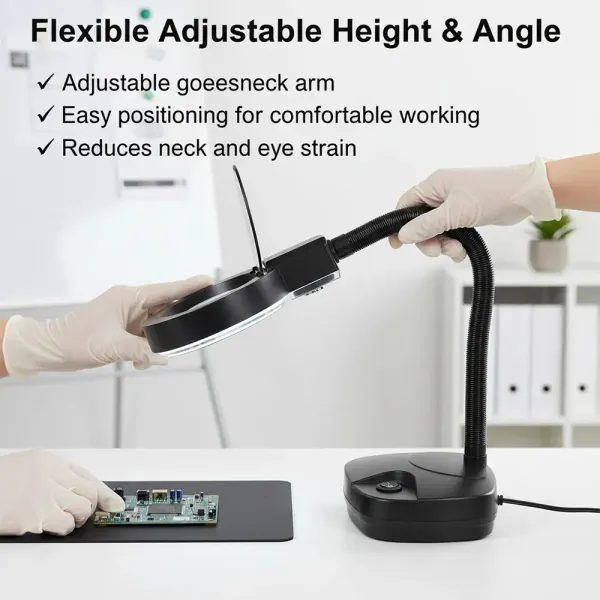 Ssea_5X_LED_Magnifying_Desk_Lamp_Flexible_Gooseneck_Arm