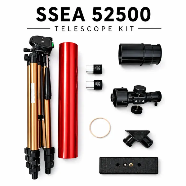 Pullox_Diy_Beginner_Astronomy_Telescope_Kit_500Mm_Lens_Red