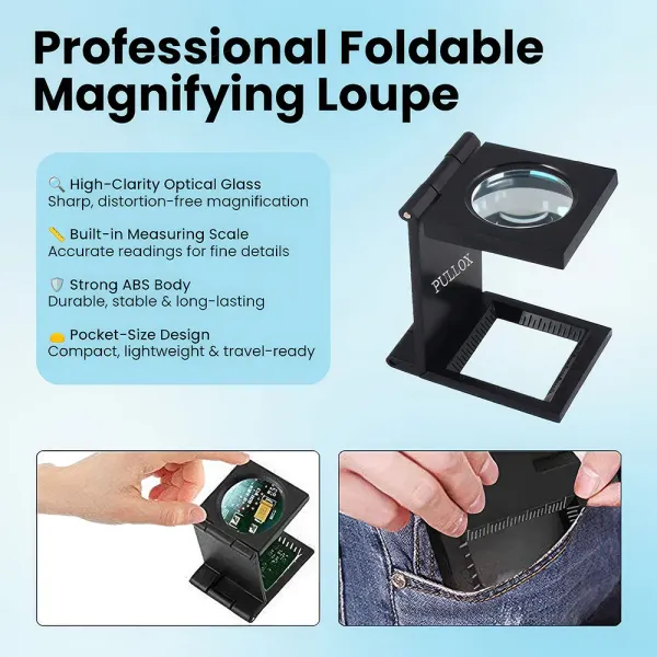 Pullox_10X_Foldable_Pocket_Loupe_Abs_Body_28Mm_Lens