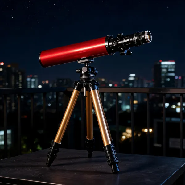 Pullox_Diy_Beginner_Astronomy_Telescope_Kit_500Mm_Lens_Red
