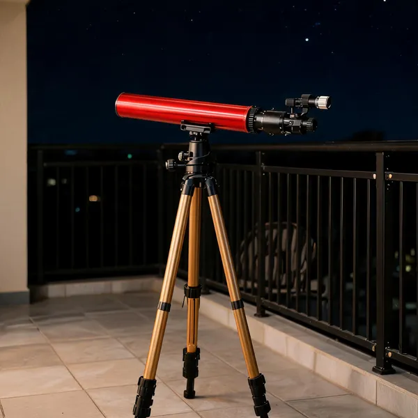 Pullox_Diy_Beginner_Astronomy_Telescope_Kit_500Mm_Lens_Red