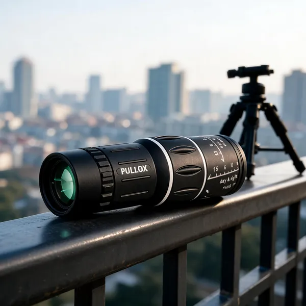 Pullox_16X52_Hd_Dual_Focus_Monocular_With_Tripod_Black