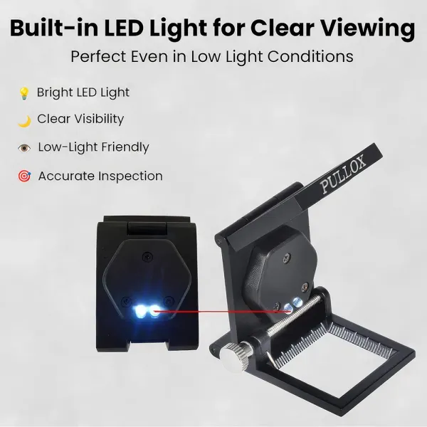 Pullox_10X_Folding_Loupe_LED_Light_Zinc_Alloy_Precision_Scale
