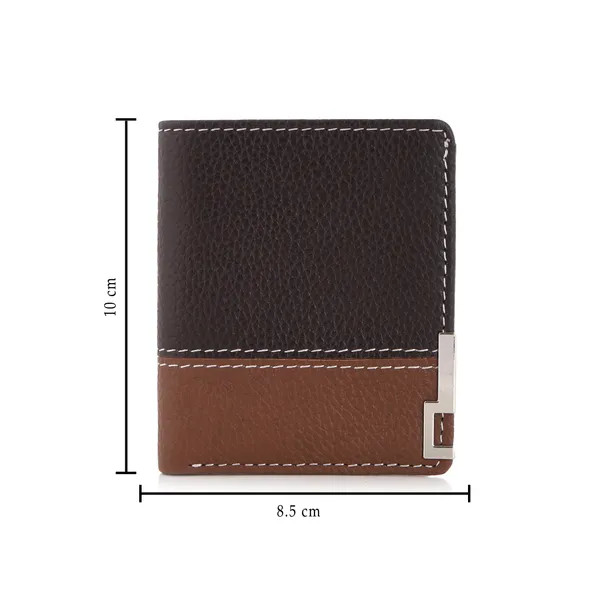 Black_And_Brown_Genuine_Leather_Bifold_Wallet_For_Men
