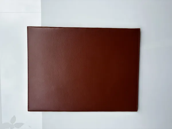 Brown_Vegan_Leather_Snap_Closure_Document_Folder