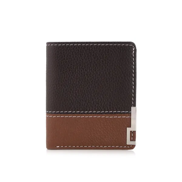 Black_And_Brown_Genuine_Leather_Bifold_Wallet_For_Men