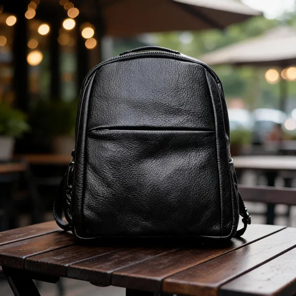 Black_Genuine_Leather_Casual_Backpack_For_Men