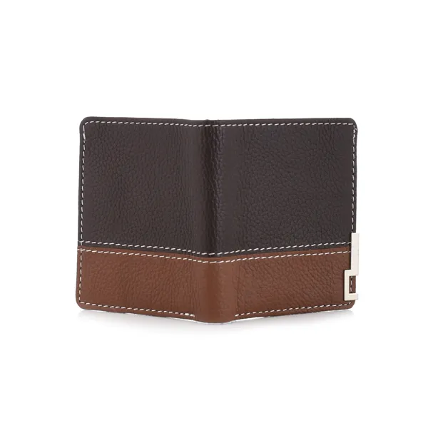 Black_And_Brown_Genuine_Leather_Bifold_Wallet_For_Men