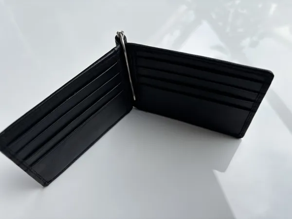 Black_Genuine_Leather_Money_Clip_Wallet_For_Men