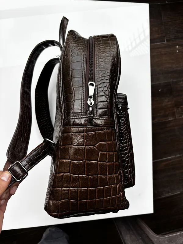 Brown_Genuine_Leather_Casual_Backpack_For_Men