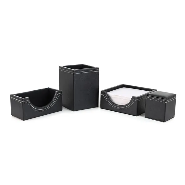 Black_Vegan_Leather_Gifting_Set_Of_4