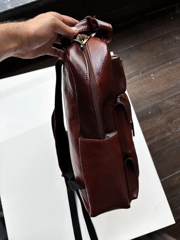 Brown_Genuine_Leather_Casual_Backpack_For_Men