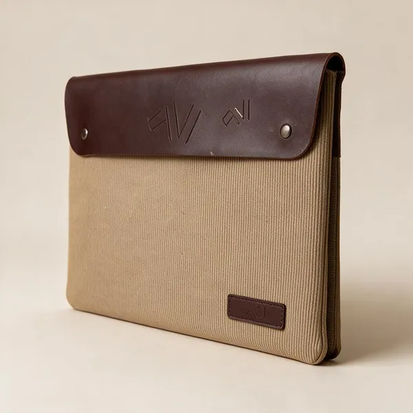 Beige_And_Brown_Vegan_Leather_Laptop_Bag