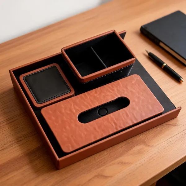 Brown_Vegan_Leather_Gifting_Set