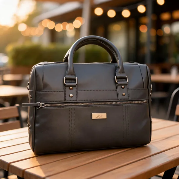 Black_Vegan_Leather_Laptop_Bag_For_Office