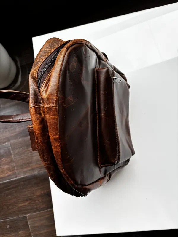 Brown_Genuine_Leather_Casual_Backpack_For_Men