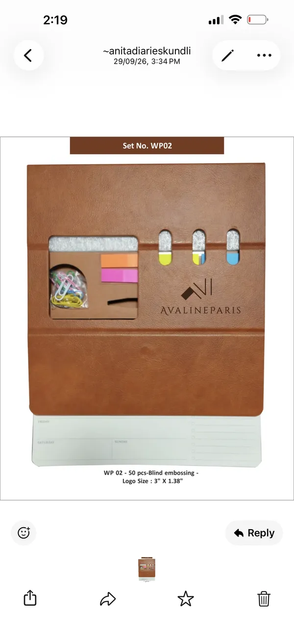Brown_Vegan_Leather_Desk_Organiser_Notepad