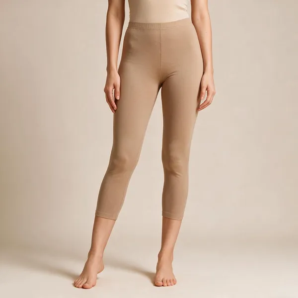 Deep_Skin_Cotton_Lycra_Capri_Leggings_For_Women