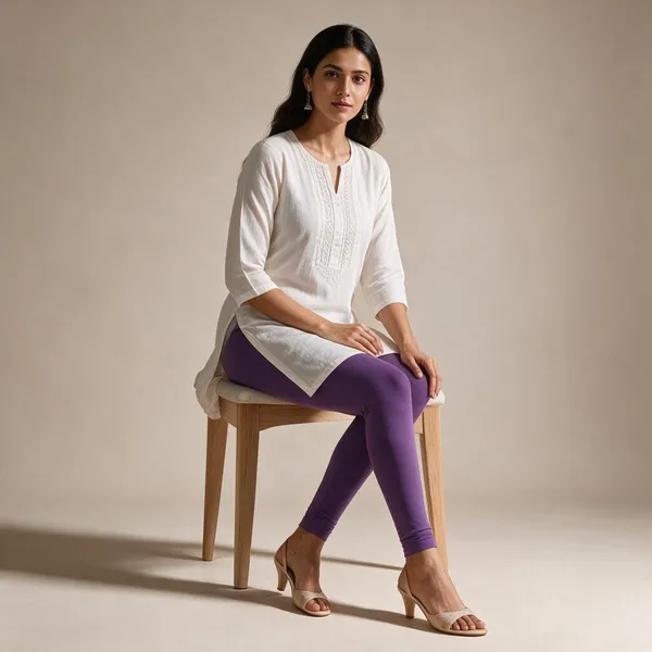 Violet_Cotton_Lycra_Churidar_Leggings_For_Women