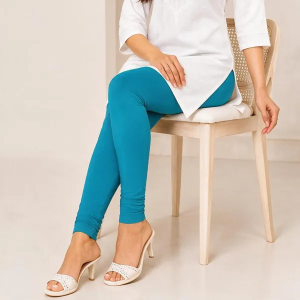 Firozi_Cotton_Lycra_Churidar_Leggings_For_Women