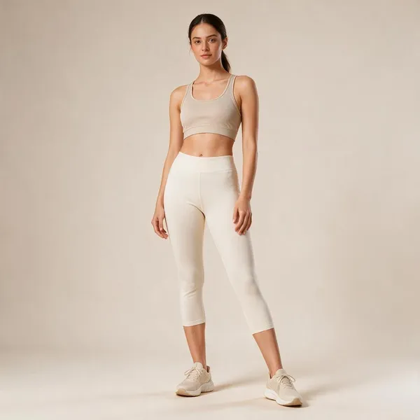 Off_White_Cotton_Lycra_Capri_Leggings_For_Women