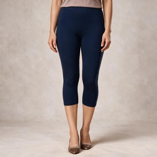 Navy_Blue_Cotton_Lycra_Capri_Leggings_For_Women