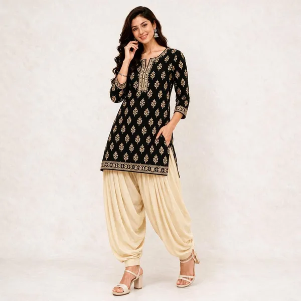 Cream_Pure_Cotton_Patiala_Salwar_Pant_For_Women
