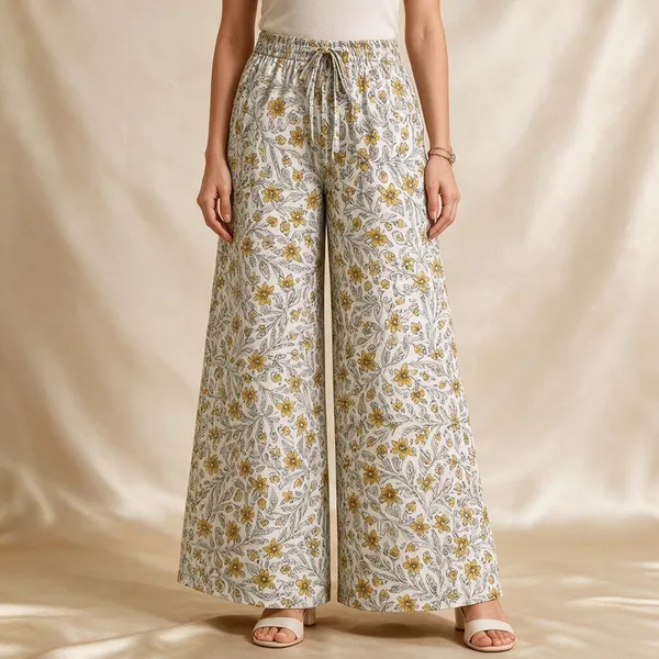 White_Pure_Cotton_Flared_Palazzo_For_Women