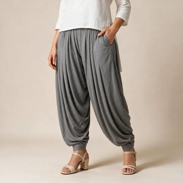 Grey_Pure_Cotton_Salwar_Pant_For_Women