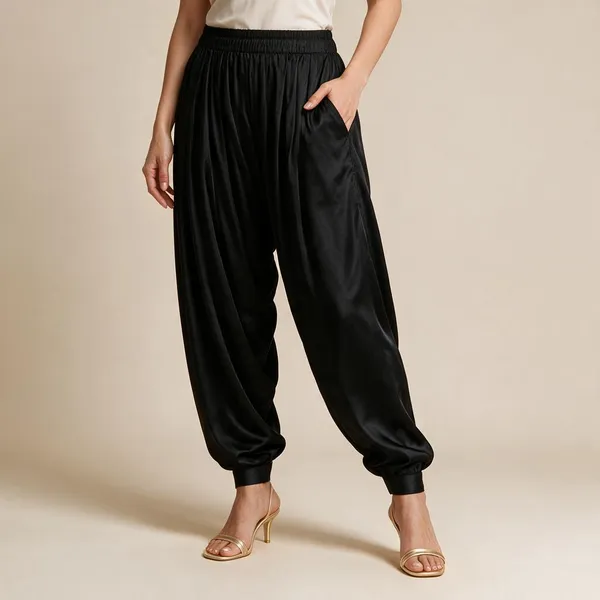 Black_Pure_Cotton_Patiala_Salwar_Pant_For_Women