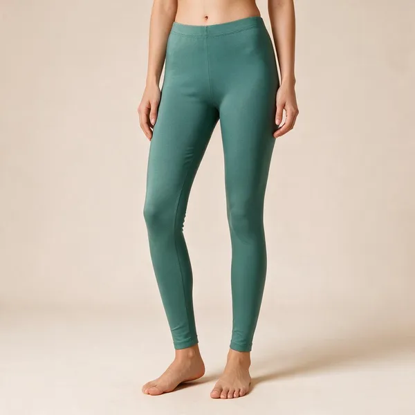 Sea_Green_Cotton_Lycra_Ankle_Length_Leggings_For_Women