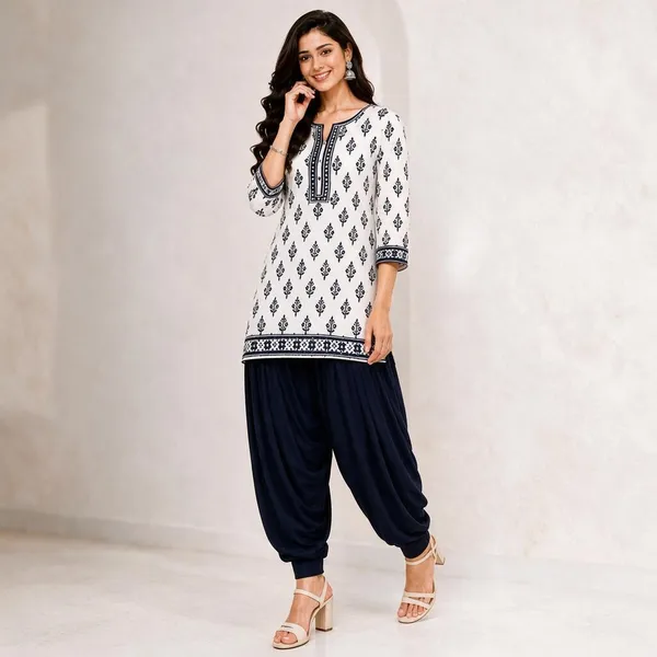 Navy_Blue_Pure_Cotton_Patiala_Salwar_Pant_For_Women